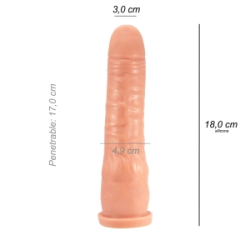 Dildo Consolador Lovix Curve Flex Bodysafe