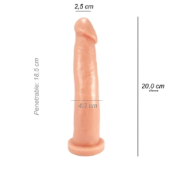 Dildo Consolador Lovix Gemini Flex Bodysafe