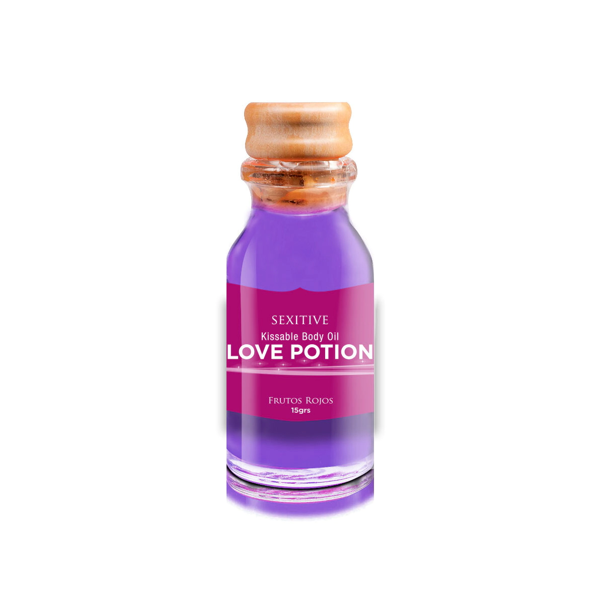 Aceite Corporal Saborizado Sexitive Love Potion Frutos Rojos