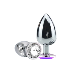 Plug Anal Acero Small Strass