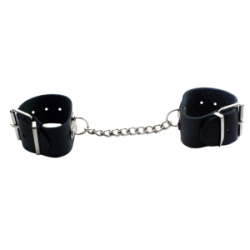 Tobilleras Cuero Vacuno Anchas Cadena