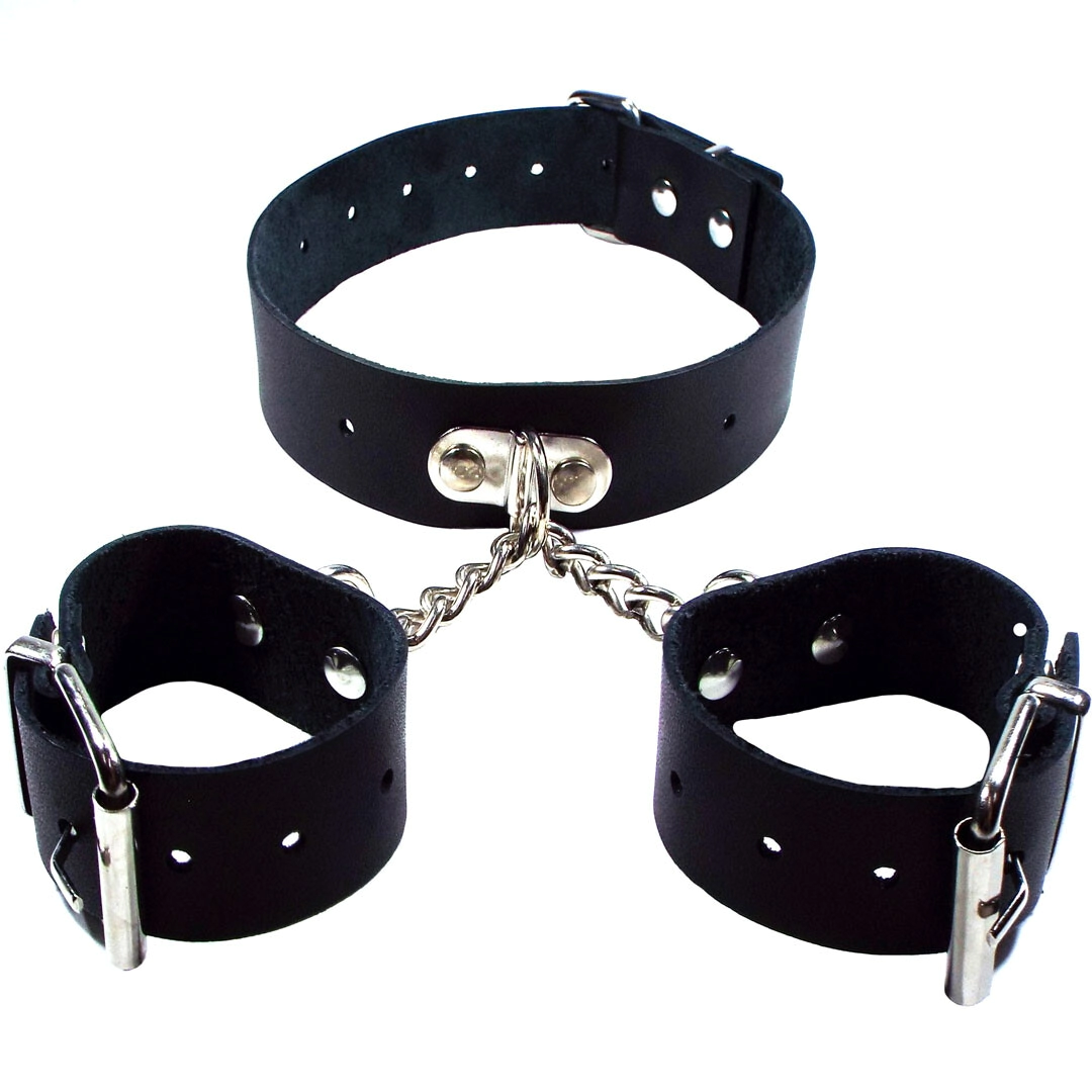 Collar Cuero Vacuno Esposas