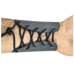 Brazalete Cuero Vacuno Acordonado