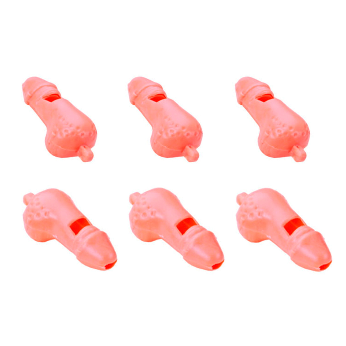Silbato Erotico Cotillon Pene Pack X6