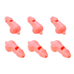 Silbato Erotico Cotillon Pene Pack X6