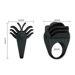 Anillo Peneano Vibrador Pretty Love Chester Waterproof