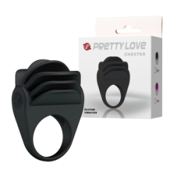 Anillo Peneano Vibrador Pretty Love Chester Waterproof