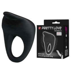 Anillo Peneano Vibrador Pretty Love Thimble Waterproof