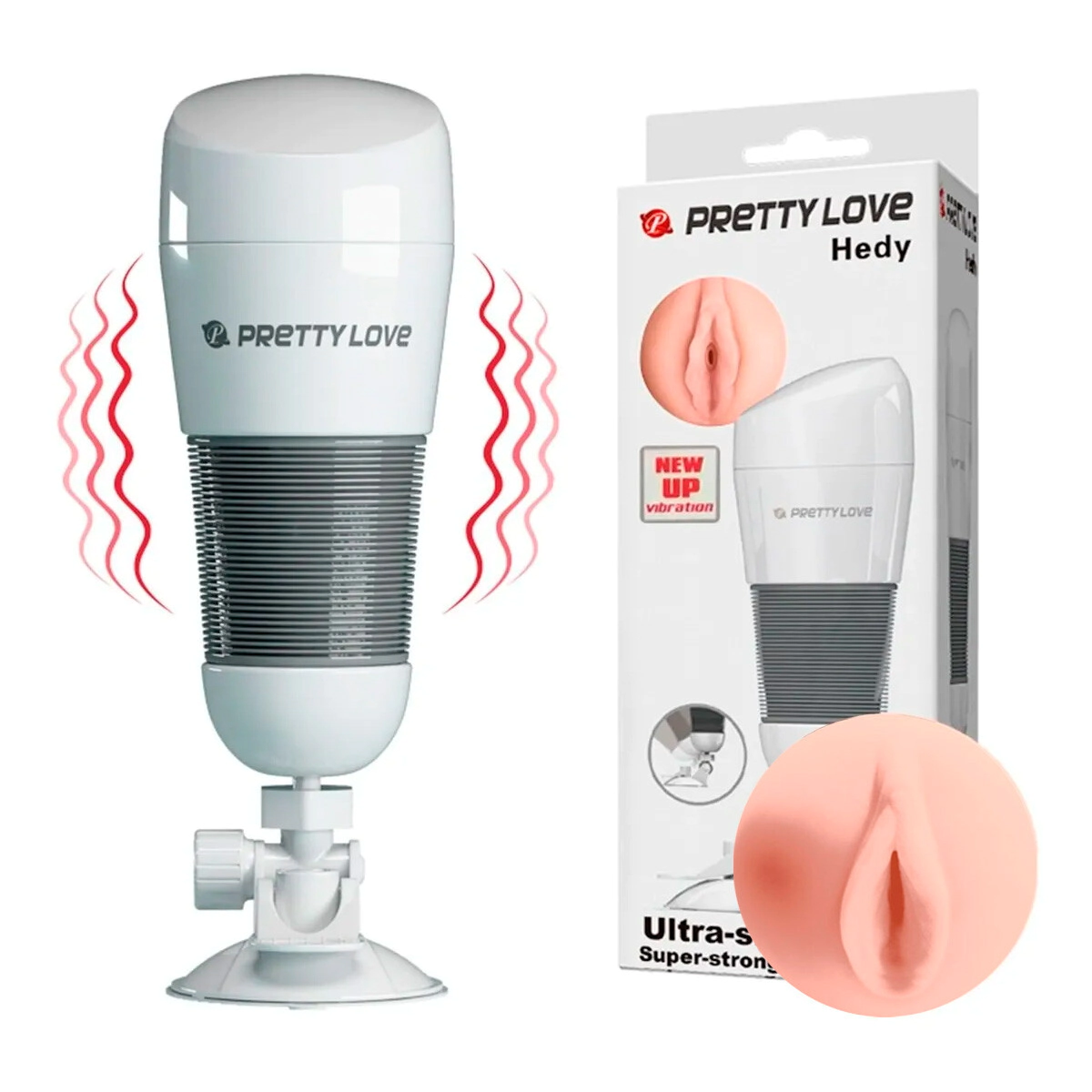 Masturbador Pretty Love Hedy Vaginal Vibrador