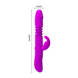 Vibrador Rabbit Rotador Vaiven Pretty Love Ward