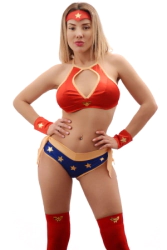 Disfraz Sexy Pasionel Mujer Maravilla