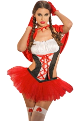Disfraz Sexy Pasionel Caperucita Premium