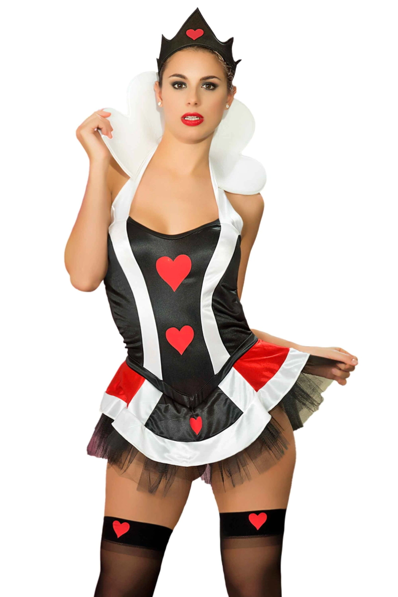 Disfraz Sexy Pasionel Reina Corazones Premium