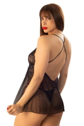 Baby Doll Sexy Pasionel Drapeado