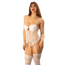 Corset Sexy Pasionel Tul Puntilla