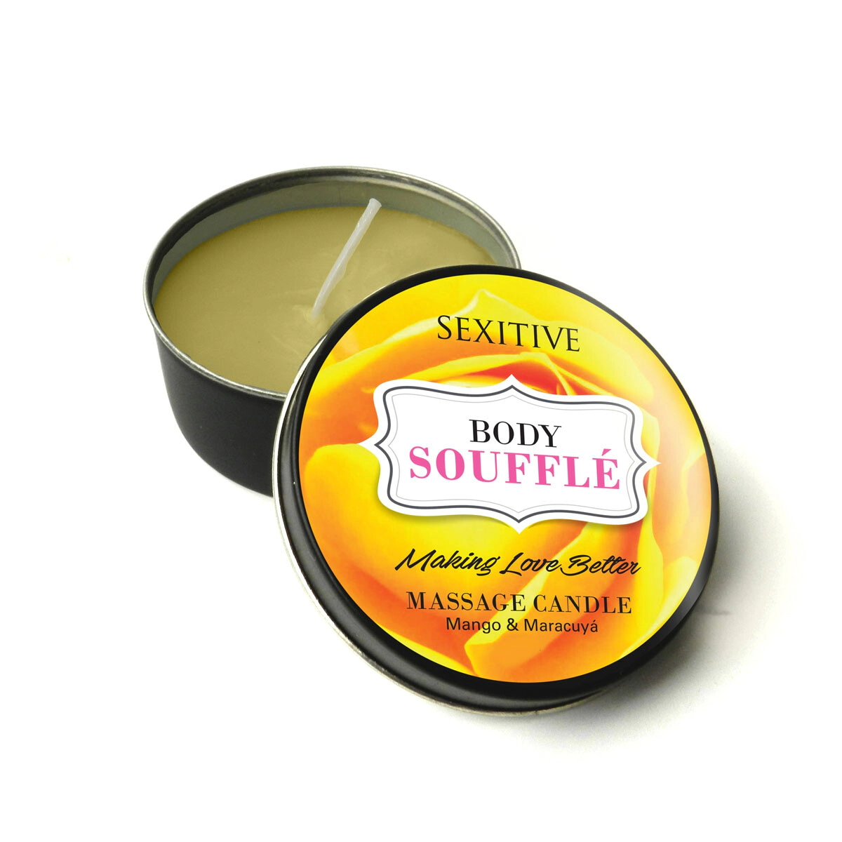 Vela Masajes Sexitive Souffle Mango Maracuya