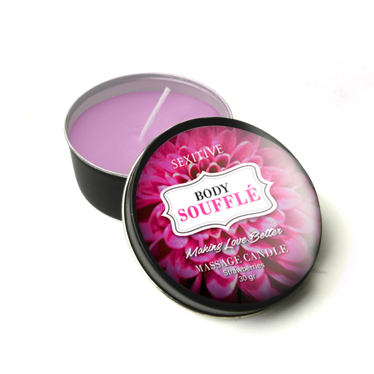 Vela Masajes Sexitive Souffle Strawberries