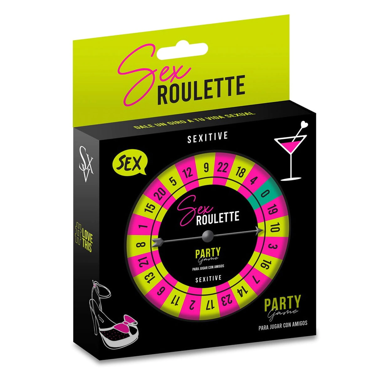 Sex Roulette Sexitive Party Game