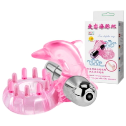 Anillo Peneano Vibrador Baile Love Dolphin Ring