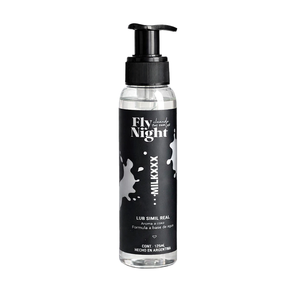 Gel Lubricante Base Agua Fly Night Milk Xxx