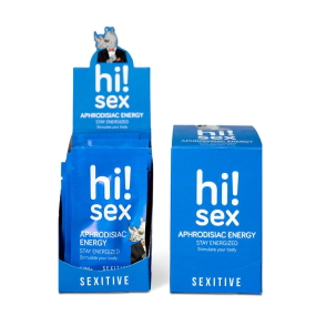 Suplemento Sexitive Aphrodisiac Energy Azul Box 10 Unidades