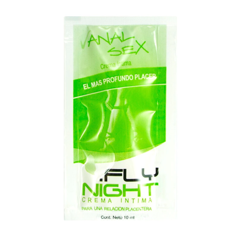 Crema Lubricante Anal Base Agua Fly Night