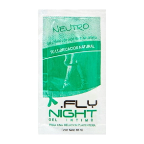 Gel Lubricante Neutro Base Agua Fly Night