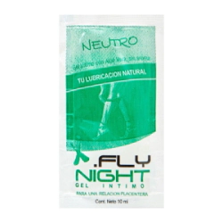 Gel Lubricante Neutro Base Agua Fly Night