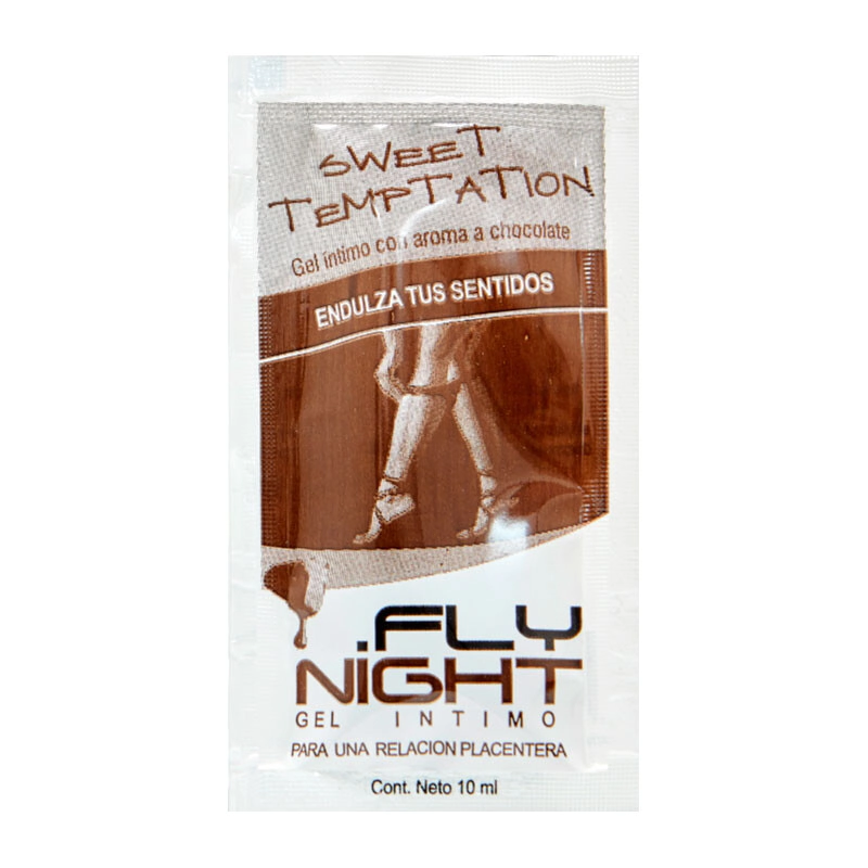 Gel Lubricante Saborizado Base Agua Fly Night Chocolate