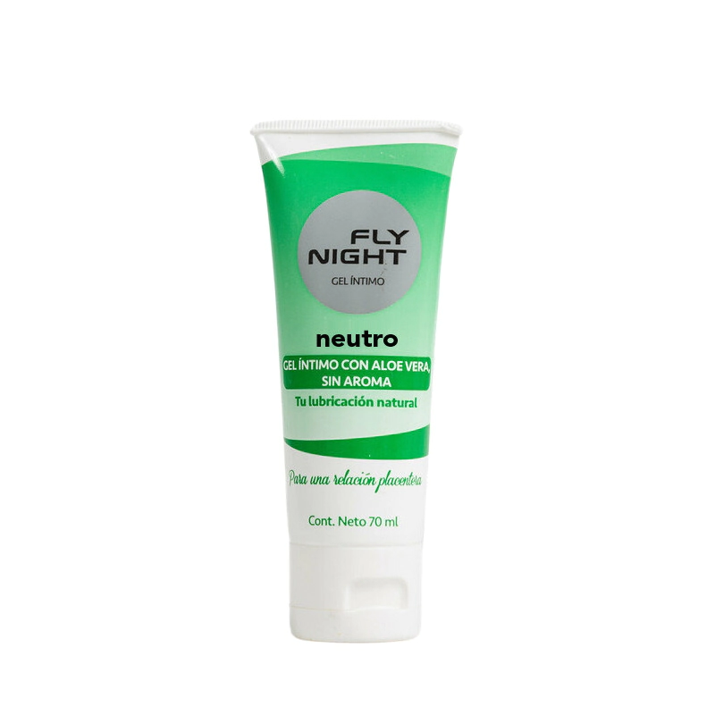 Gel Lubricante Neutro Base Agua Fly Night