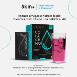 Colageno Doble Hidrolizado Giovegen Skin+ Acido Hialuronico