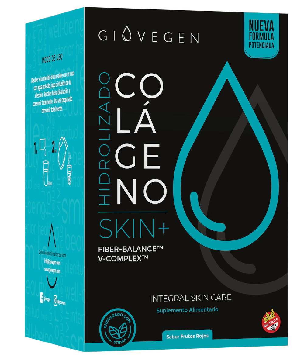Colageno Doble Hidrolizado Giovegen Skin Acido Hialuronico