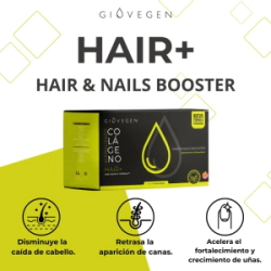 Colageno Doble Hidrolizado Giovegen Hair Cabello y U�as