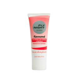Gel Lubricante Saborizado Base Agua Fly Night Frutilla