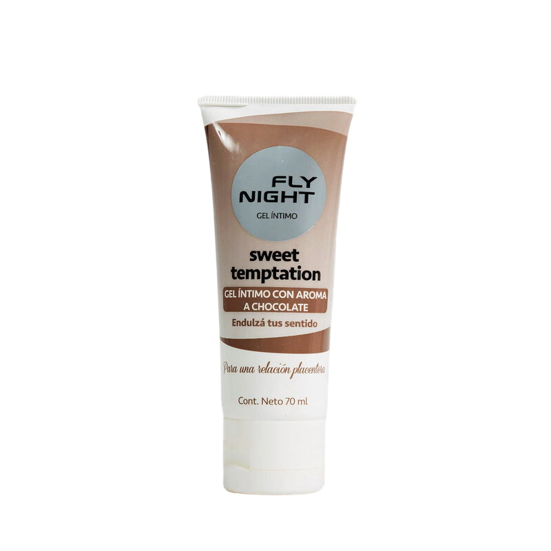 Gel Lubricante Saborizado Base Agua Fly Night Chocolate