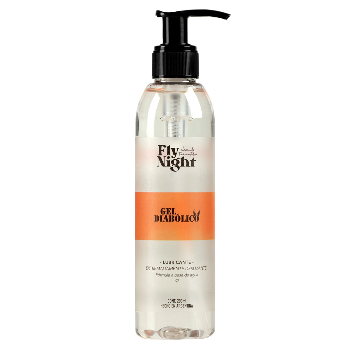 Gel Lubricante Fisting Base Agua Fly Night Diabolico