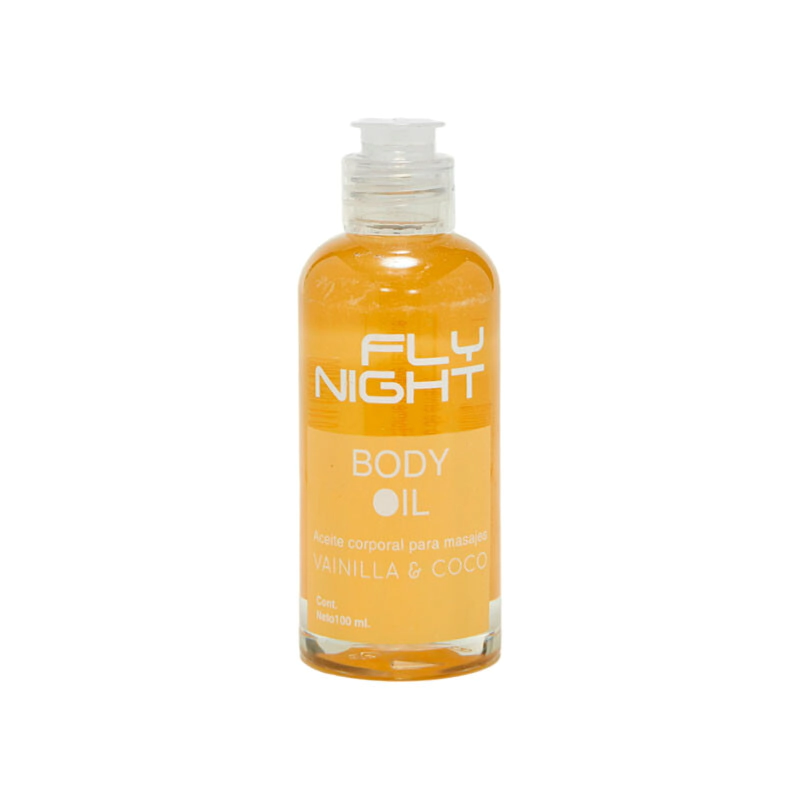 Aceite Corporal Saborizado Fly Night Coco Vainilla