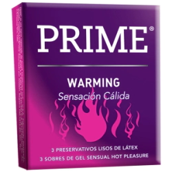 Preservativos Warming Prime