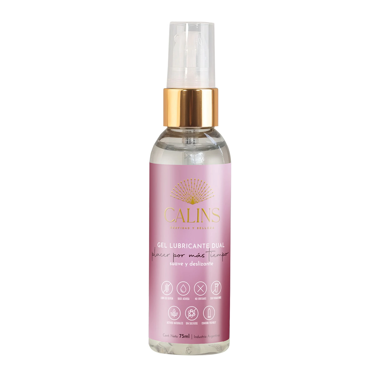 Gel Lubricante Anal Base Agua Calins Dual Relax Clix