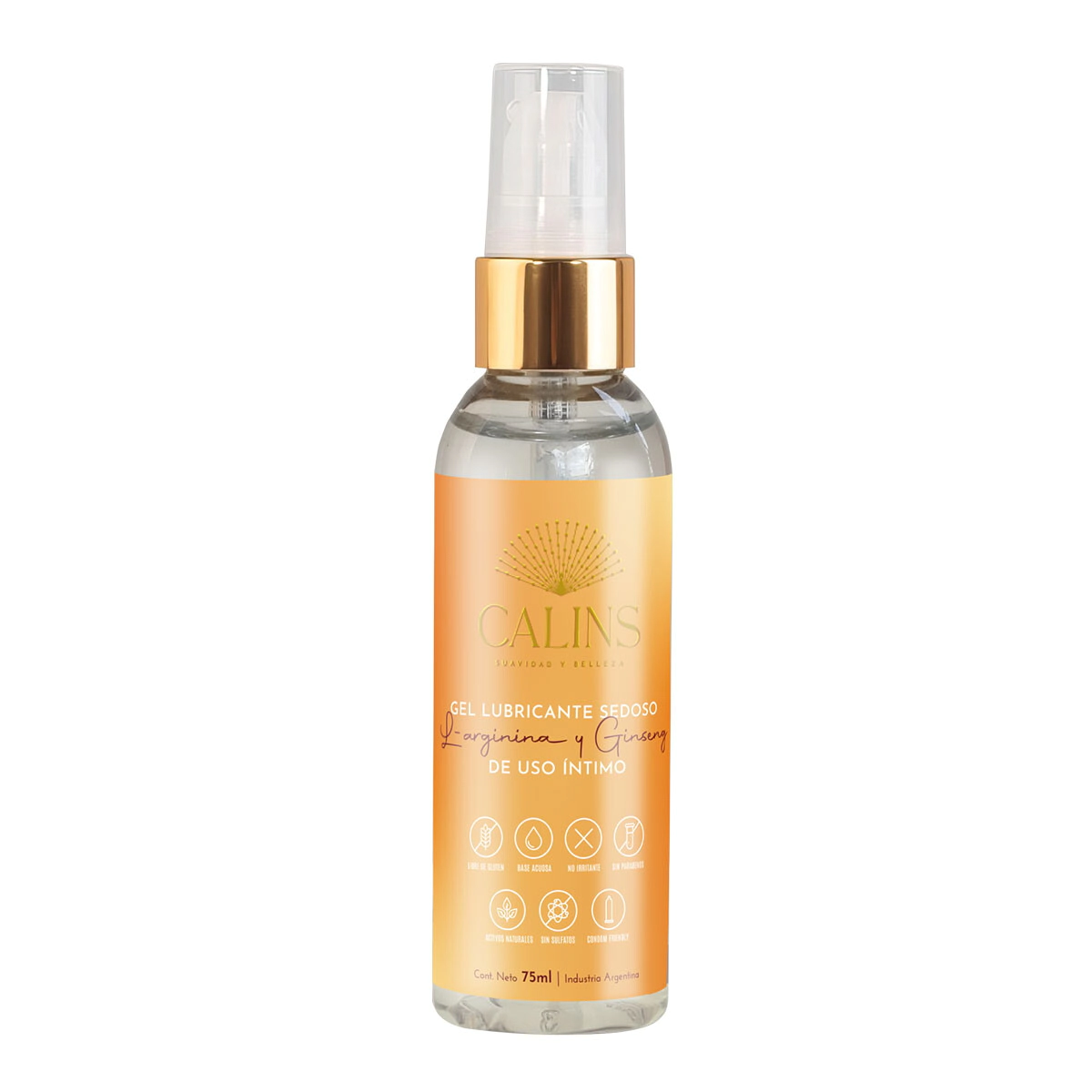 Gel Lubricante Multiorgasmo Base Agua Calins L-Arginina