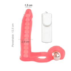 Anillo Peneano Triple Estimulador Vertebrado Vibrador