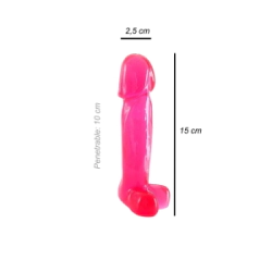 Dilatador Anal Mini Pene Micro Vibrador Sumergible