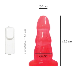 Plug Anal Escalonado Vibrador