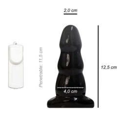 Plug Anal Escalonado Vibrador