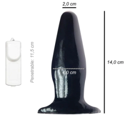 Plug Anal Grande Dilatador Vibrador