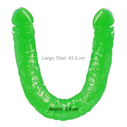 Dildo Consolador Doble Dong Vertebrado