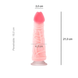 Dildo Consolador Americano Grande Cyber Skin Ventosa