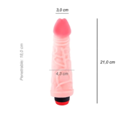 Dildo Consolador Americano Grande Cyber Skin Vibrador