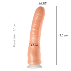 Dildo Consolador Banana Ventosa
