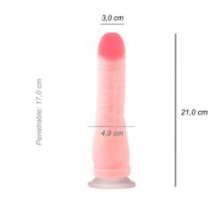 Dildo Consolador Banana Cyber Skin Ventosa